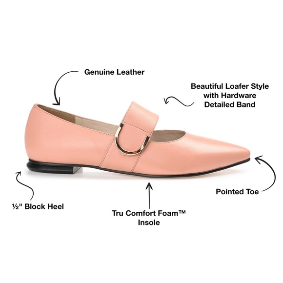 MARY JANE LEATHER FLATS  NEW ❤️ - Picture 4 of 8